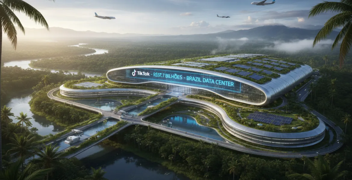 TikTok investe 37,7 miliardi di dollari in un nuovo data center in Brasile