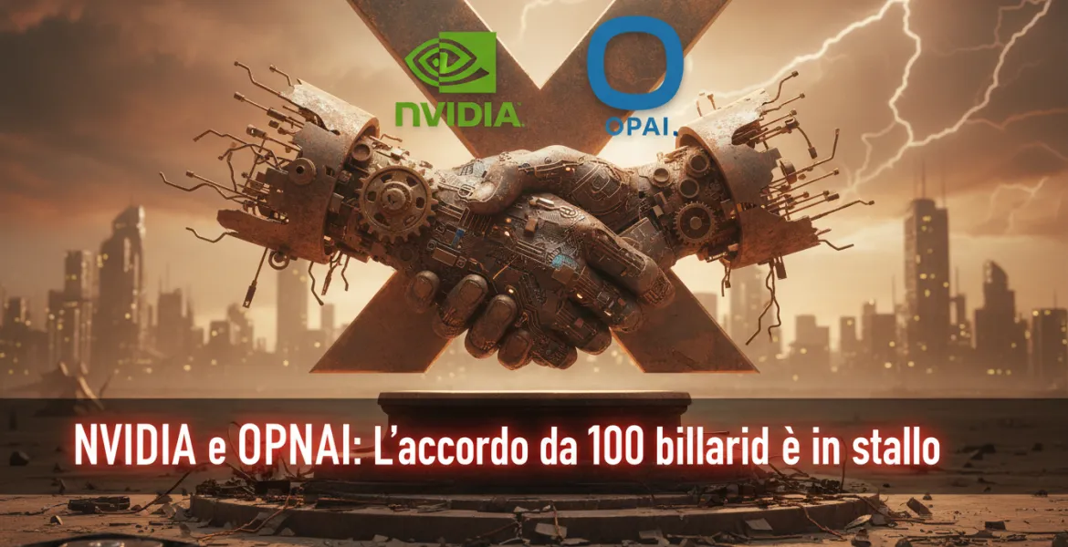 NVIDIA e OpenAI: l'accordo da 100 miliardi è in stallo