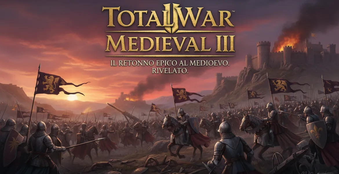 Total War: Medieval 3 rivelato: Il ritorno epico al medioevo