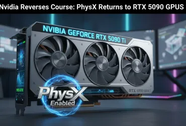Nvidia fa marcia indietro: PhysX torna sulle RTX 5000