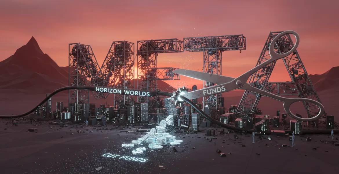 Meta ridimensiona il metaverso: Zuckerberg taglia i fondi a horizon worlds