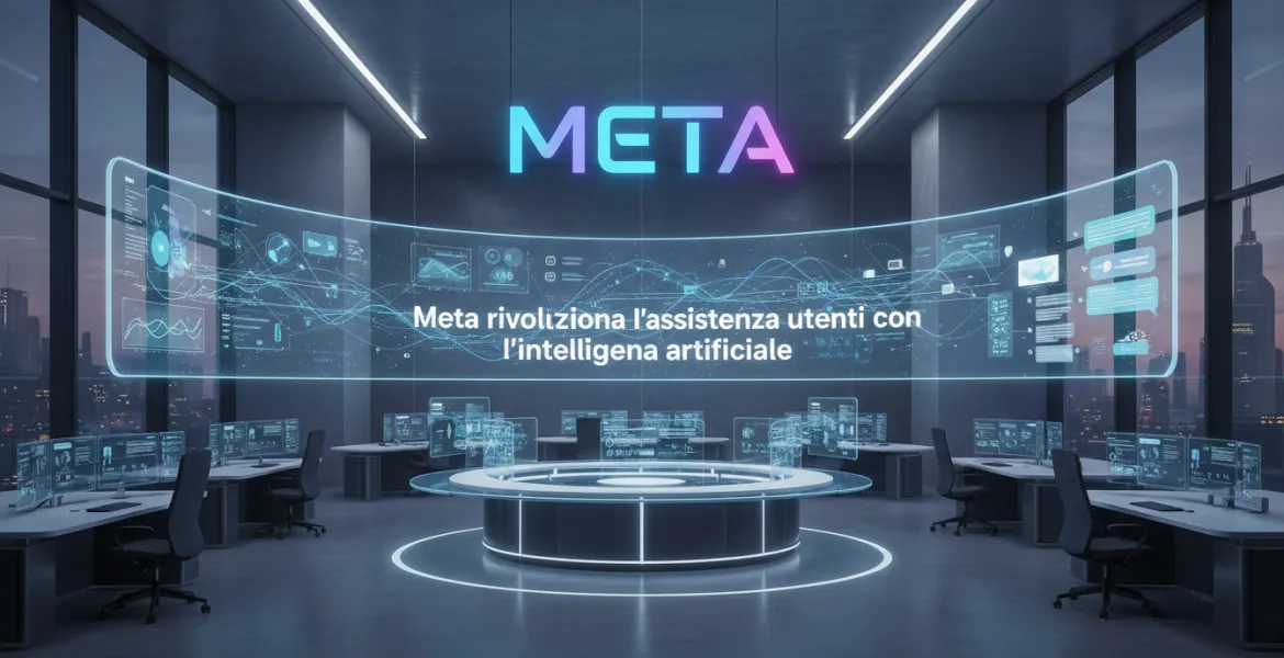 Meta rivoluziona l'assistenza utenti con l'intelligenza artificiale