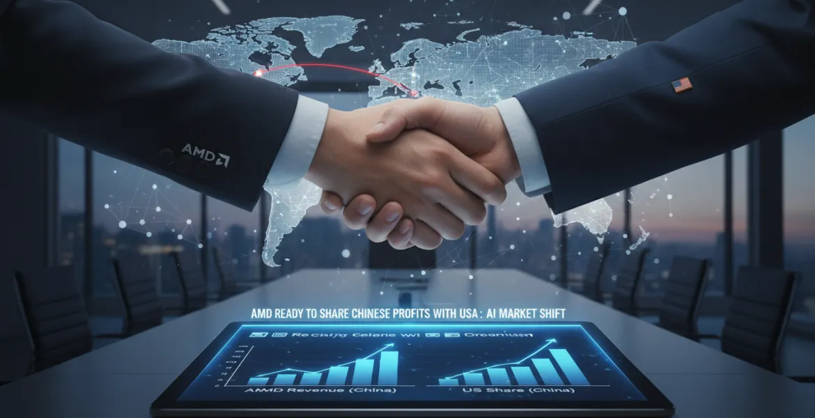 AMD pronta a condividere i profitti cinesi con gli USA: svolta nel mercato AI