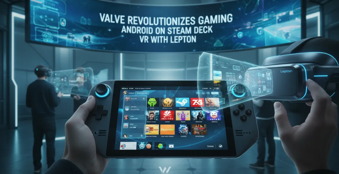 Valve rivoluziona il gaming: Android su Steam Deck e VR con Lepton