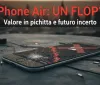 iPhone Air: un flop? Valore in picchiata e futuro incerto per il modello super sottile