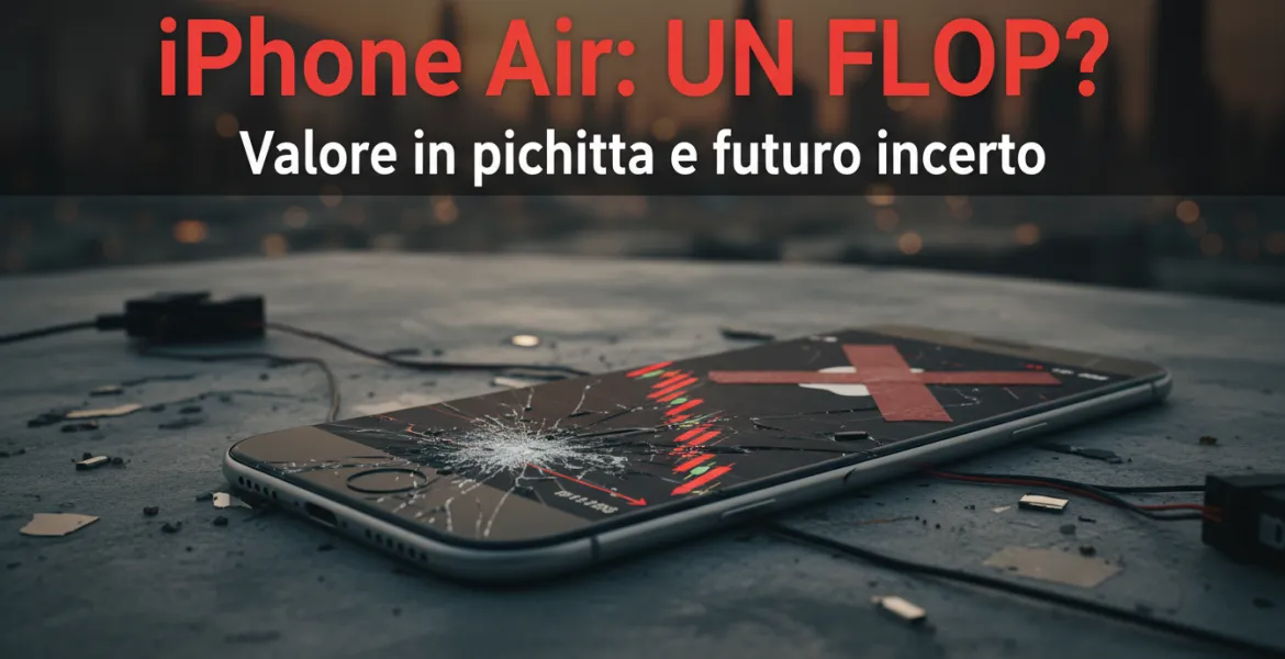 iPhone Air: un flop? Valore in picchiata e futuro incerto per il modello super sottile