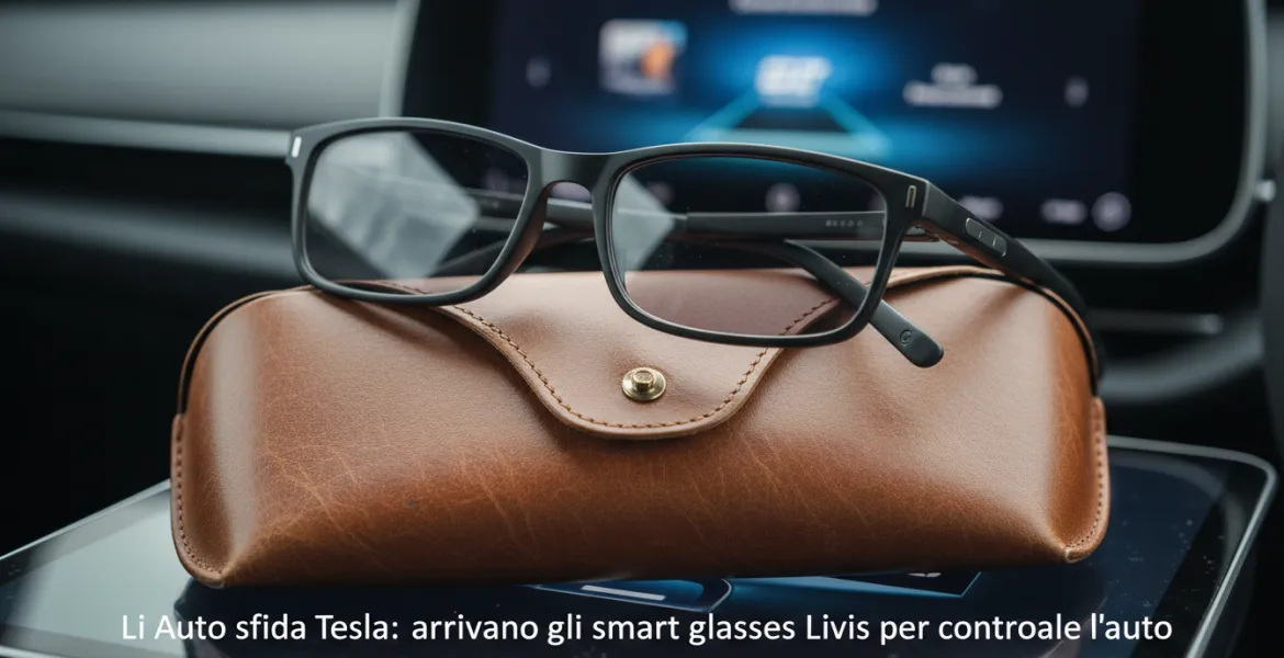 Li Auto sfida Tesla: arrivano gli smart glasses Livis per controllare l'auto