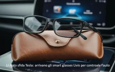 Li Auto sfida Tesla: arrivano gli smart glasses Livis per controllare l'auto