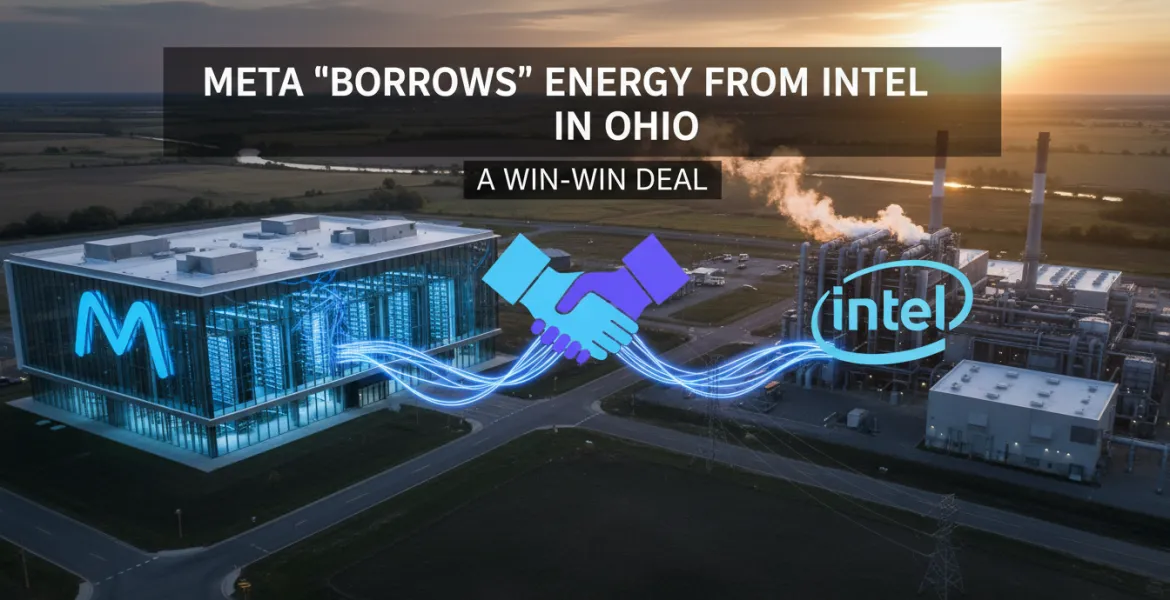 Meta 'prende in prestito' energia da Intel in Ohio: un accordo vantaggioso per tutti