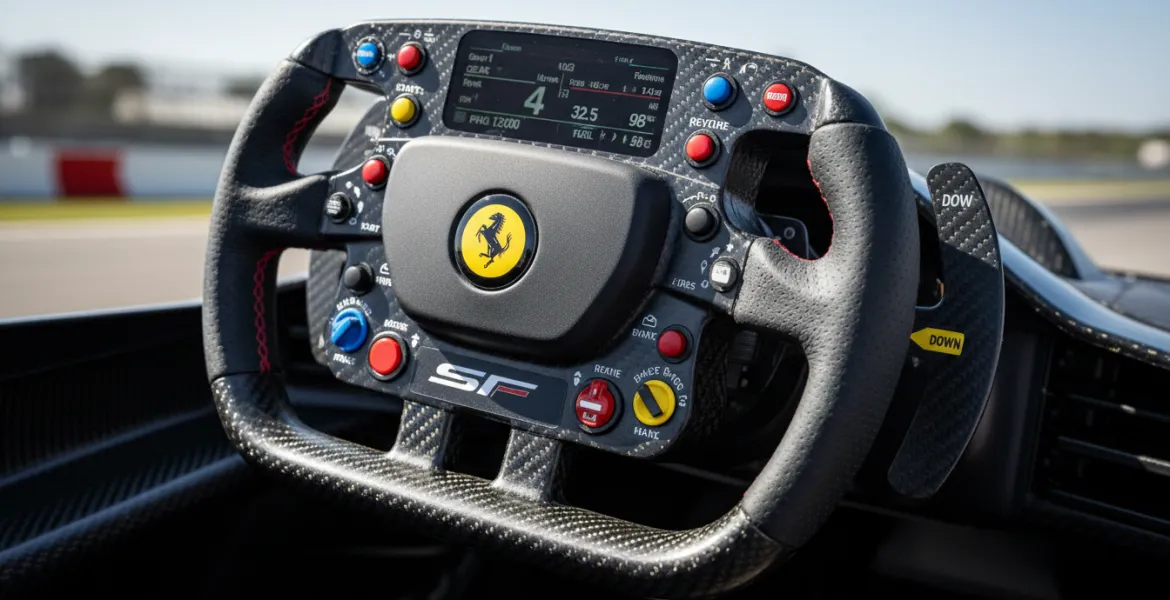 Ferrari rivoluziona il volante: un taglio netto verso il futuro della F1