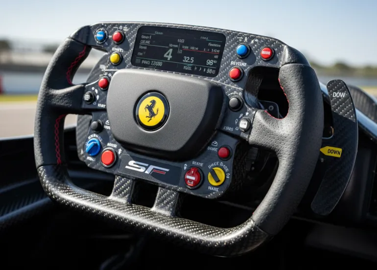Ferrari rivoluziona il volante: un taglio netto verso il futuro della F1