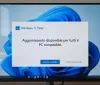 Windows 11 25H2: Aggiornamento disponibile per tutti i PC compatibili
