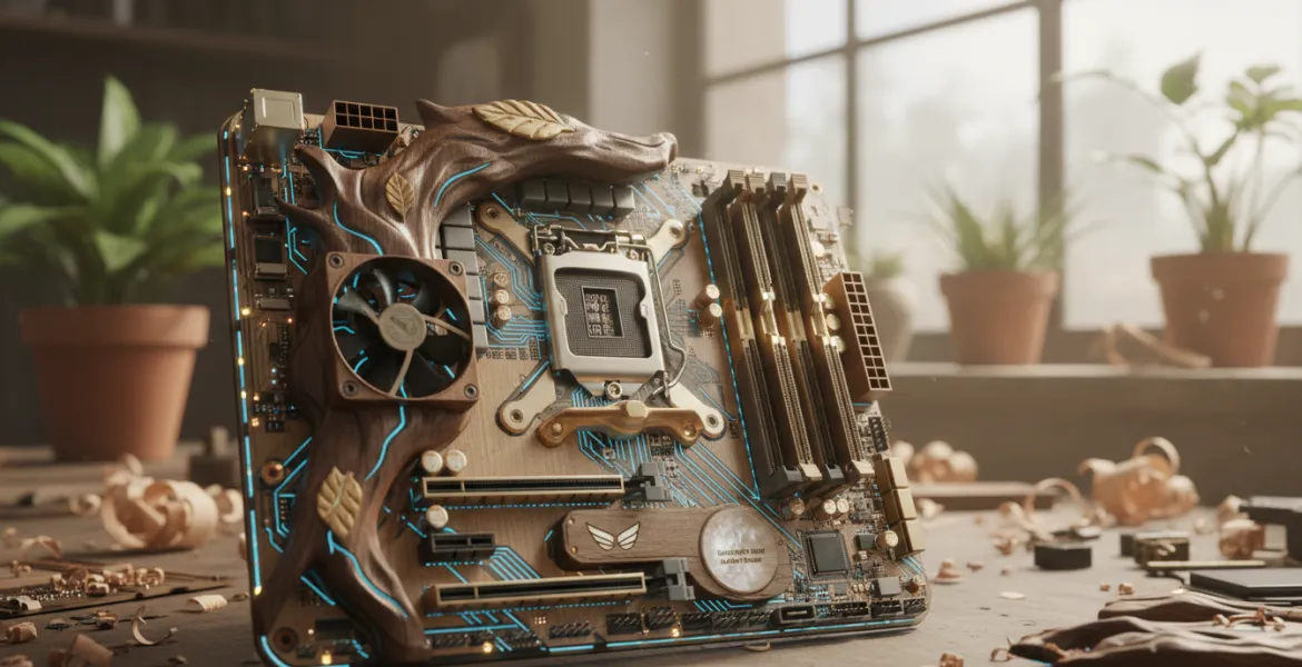 Gigabyte X870E Aero X3D Wood: la scheda madre che unisce tecnologia e natura