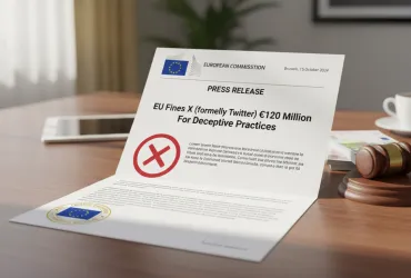 UE Multa X (ex Twitter) per 120 milioni di euro per pratiche ingannevoli