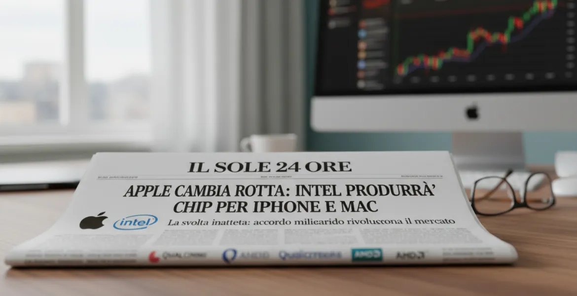 Apple cambia rotta: Intel produrrà chip per iPhone e Mac