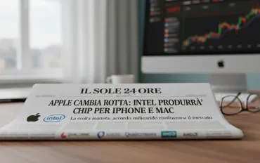 Apple cambia rotta: Intel produrrà chip per iPhone e Mac