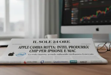 Apple cambia rotta: Intel produrrà chip per iPhone e Mac