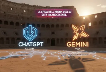 ChatGPT rallenta, Gemini vola: la sfida nell'arena dell'AI si fa incandescente