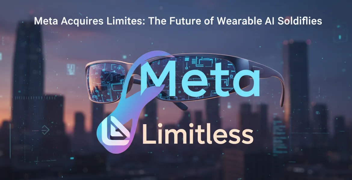 Meta acquisisce Limitless: il futuro dell'IA indossabile si consolida