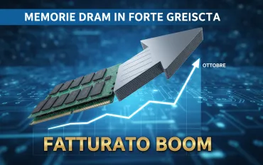 Memorie DRAM in forte crescita: boom di fatturato ad ottobre