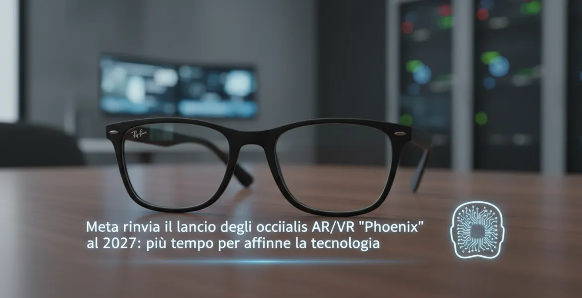 Meta rinvia il lancio degli occhiali ARVR Phoenix al 2027: più tempo per affinare la tecnologia