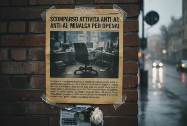 Scomparso attivista anti-AI: minaccia per OpenAI