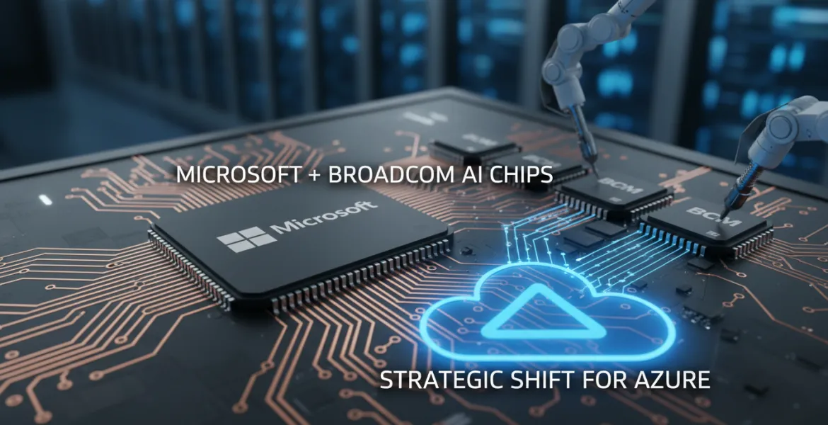 Microsoft punta su Broadcom per i chip AI: svolta strategica per Azure