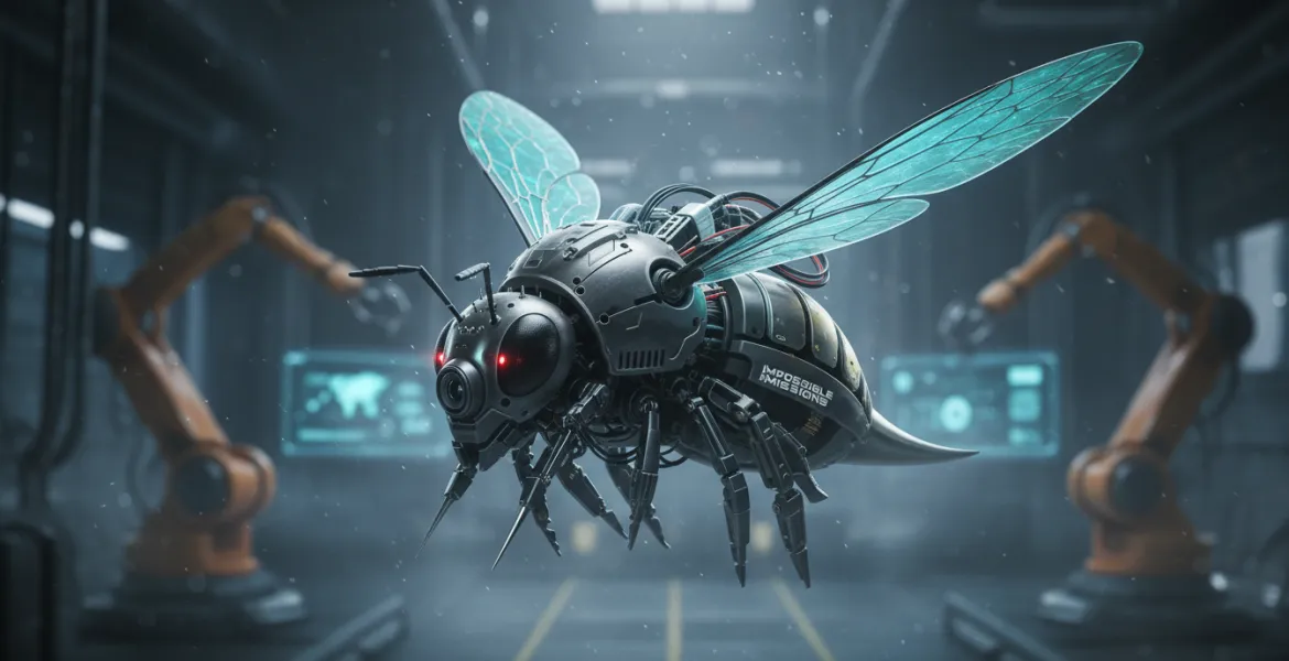 Micro-robot volante: Un 'ape' hi-tech per missioni impossibili