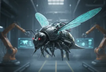 Micro-robot volante: Un 'ape' hi-tech per missioni impossibili