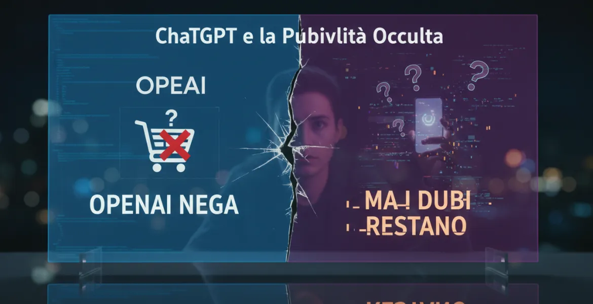 ChatGPT e la pubblicità occulta: OpenAI nega, ma i dubbi restano
