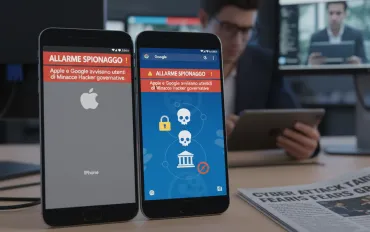 Allarme spionaggio: Apple e Google avvisano utenti di Minacce Hacker governative