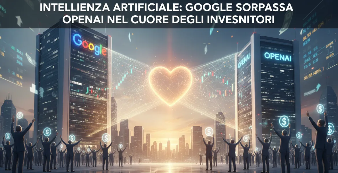 Intelligenza Artificiale: Google sorpassa OpenAI nel cuore degli investitori