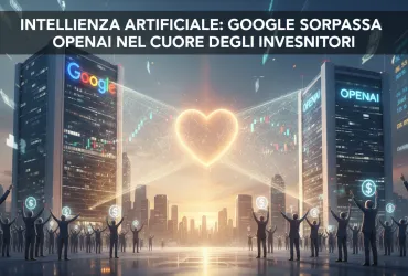 Intelligenza Artificiale: Google sorpassa OpenAI nel cuore degli investitori