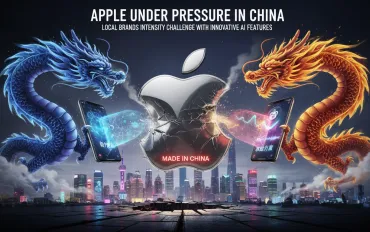 Apple sotto pressione in Cina: I brand locali intensificano la sfida con funzionalità AI innovative