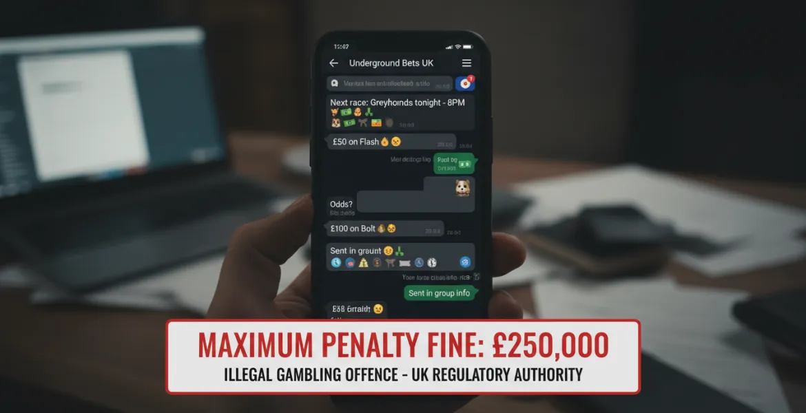 Scommesse clandestine su WhatsApp: maxi-multa nel Regno Unito