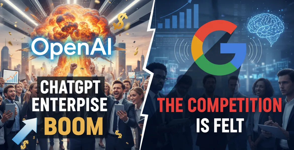 OpenAI: boom di ChatGPT Enterprise, ma la competizione di Google si fa sentire