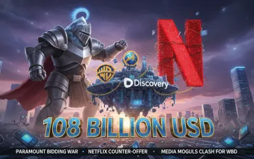 Guerra tra colossi media: Paramount sfida Netflix per Warner Bros. Discovery con un'offerta da 108 miliardi