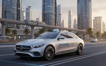 Mercedes-Benz sfida il futuro: taxi senza conducente ad Abu Dhabi con tecnologia cinese momenta
