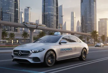 Mercedes-Benz sfida il futuro: taxi senza conducente ad Abu Dhabi con tecnologia cinese momenta