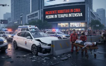 Incidente robotaxi in Cina: Pedoni in terapia intensiva
