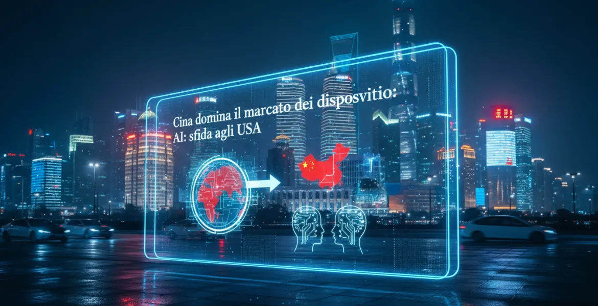 Cina domina il mercato dei dispositivi AI: sfida agli USA