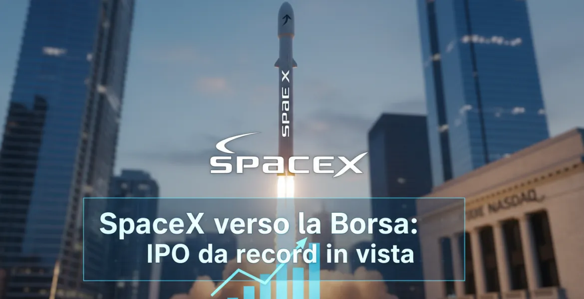 SpaceX verso la Borsa: IPO da record in vist