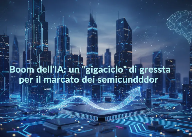 Boom dell'IA: un gigaciclo di crescita per il mercato dei semiconduttori