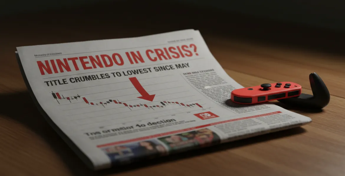 Nintendo in Crisi? Titolo crolla a minimi da maggio