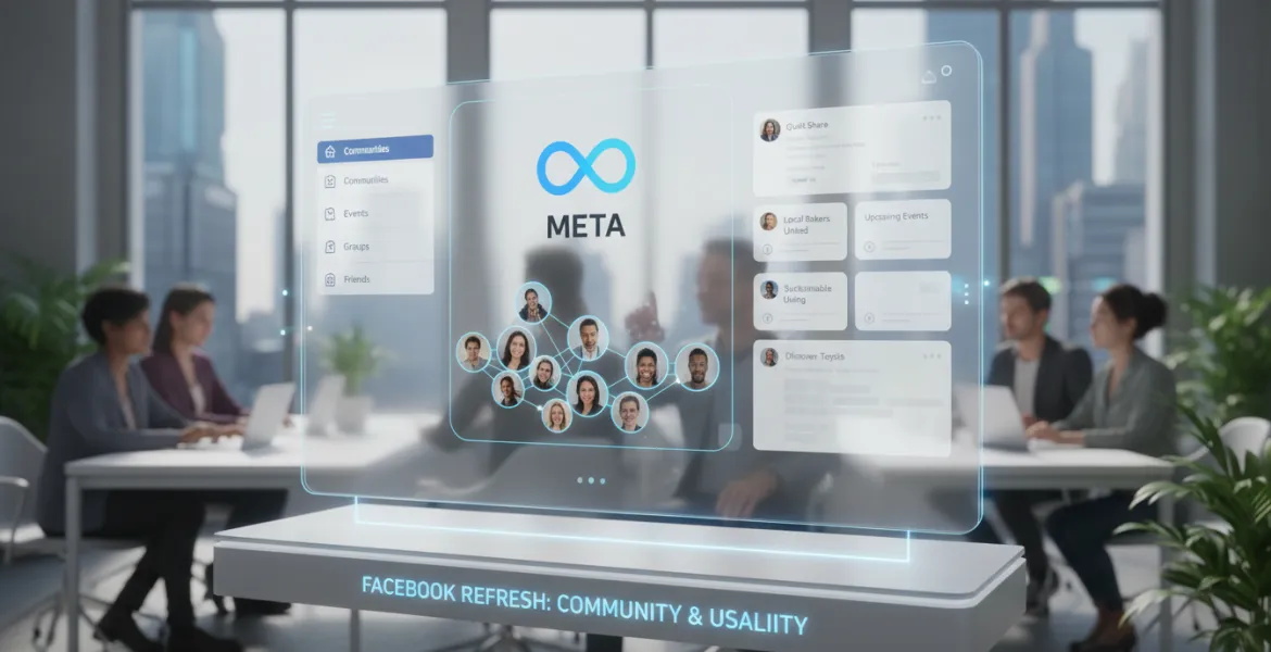 Facebook si rinnova: Meta punta su community e usabilità