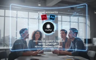 Adobe integra Photoshop, Acrobat e express con ChatGPT: Rivoluzione nell'editing