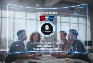 Adobe integra Photoshop, Acrobat e express con ChatGPT: Rivoluzione nell'editing