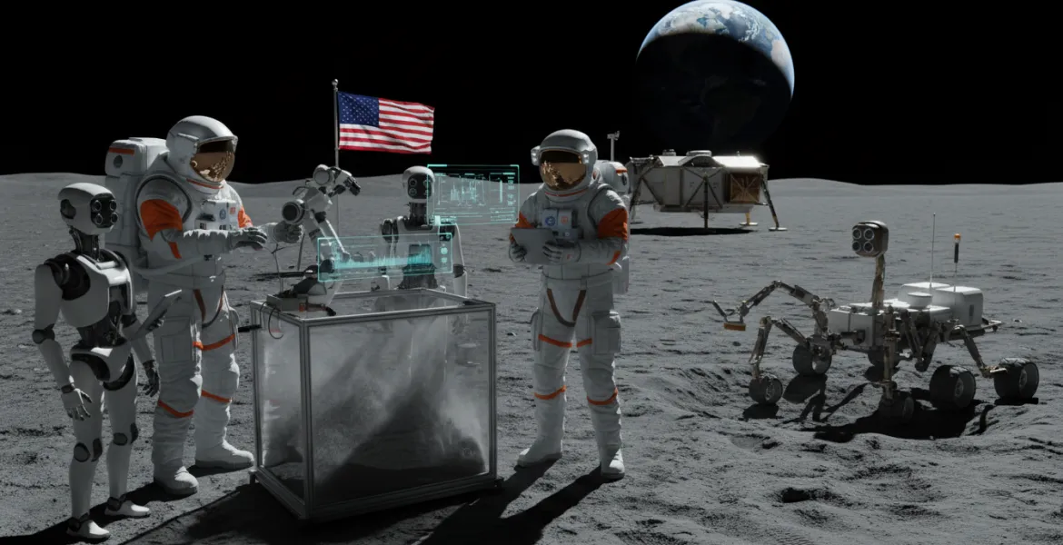 Artemis 4: Robot e Umani insieme sulla Luna per studiare la polvere lunare