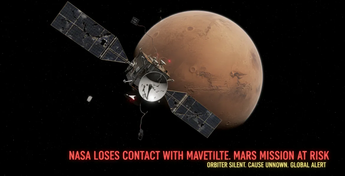 NASA perde il contatto con il satellite MAVEN su Marte: missione a rischio