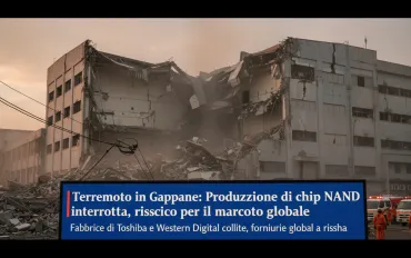 Terremoto in Giappone: Produzione di chip NAND interrotta, rischio per il mercato globale